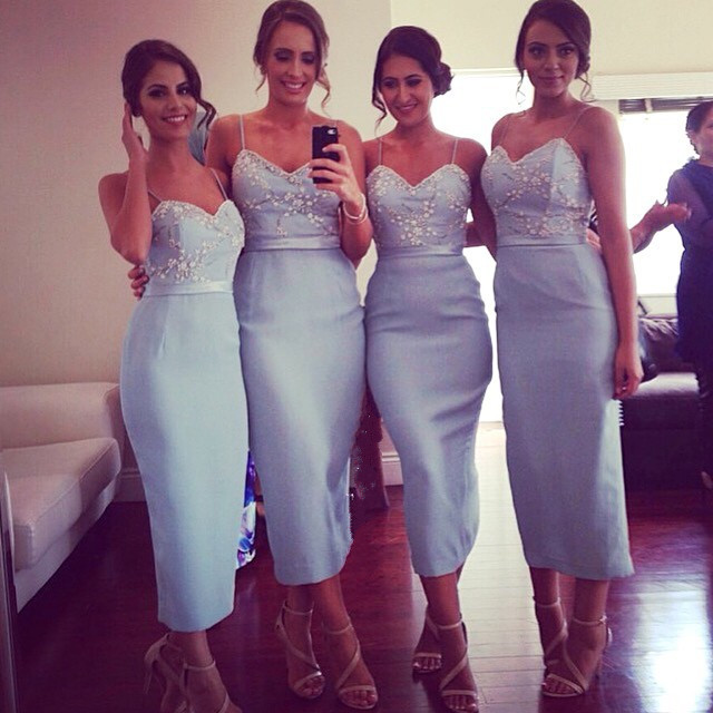 Baby Blue Bridesmaid Dresses Cheap Under 30